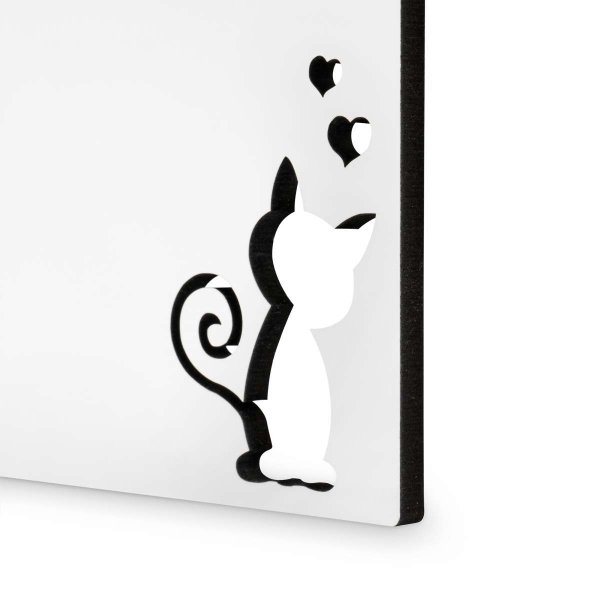 Foto-Aufsteller "Katzendesign"