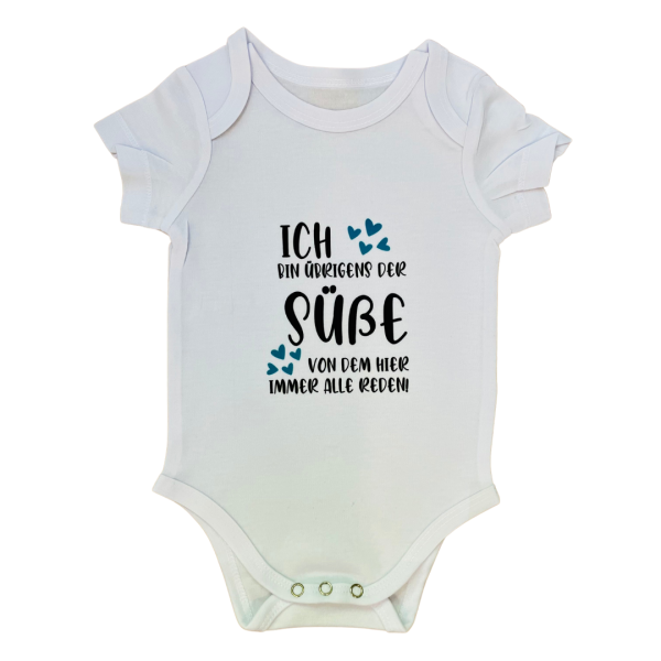 Baby-Kurzarm-Body "Ich bin ..."