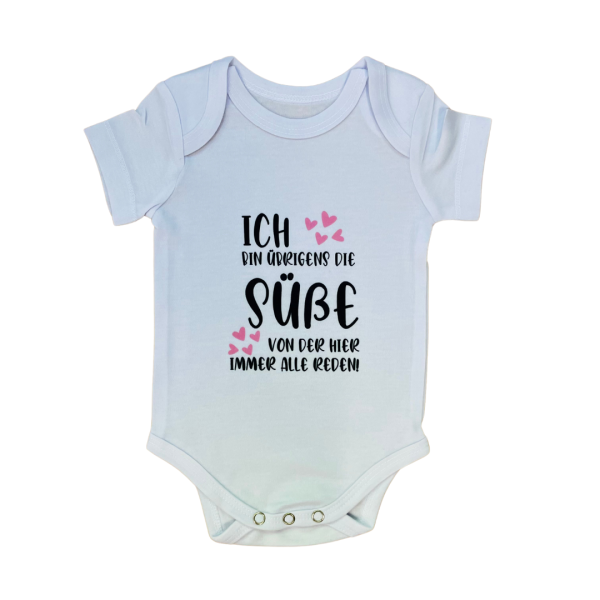 Baby-Kurzarm-Body "Ich bin ..."