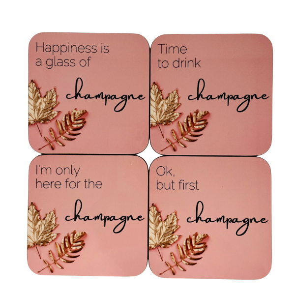 Untersetzer-Set "Champagne"
