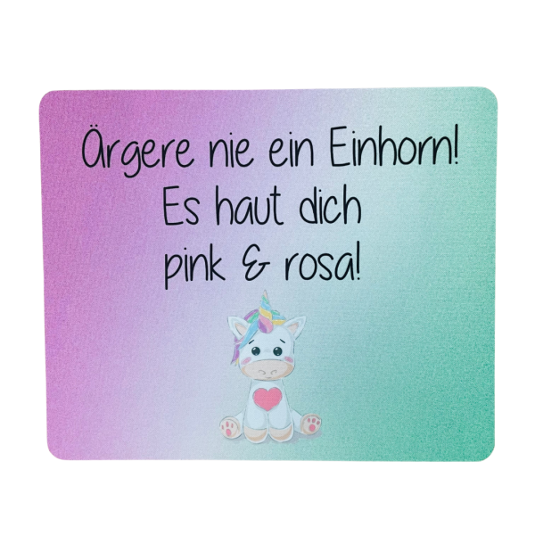 Mousepad "Einhorn"